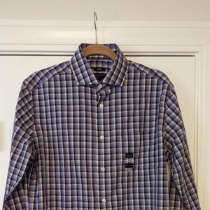 Men’s pronto uomo slim fit non iron dress shirt